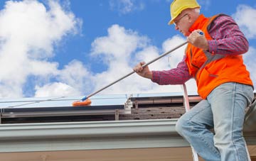 Samuelston soft wash roof cleaning